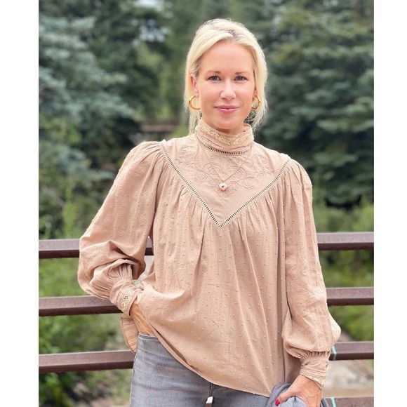 NWT Hunter Bell Wells Blouse Sz XS - Picture 6 of 13